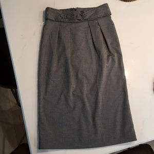 Pencil midi skirt